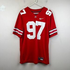 Joey Bosa Nike Ohio State Buckeyes Red Football Jersey Size L